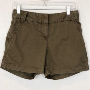 J. Crew Classic Twill Chino Shorts City Fi…